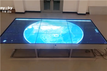 新疆和田市墨玉縣47團(tuán)兵團(tuán)武裝部觸摸拼接屏案例